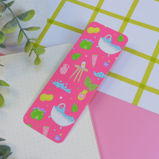 A Bubble Bath & a Podcast Bookmark